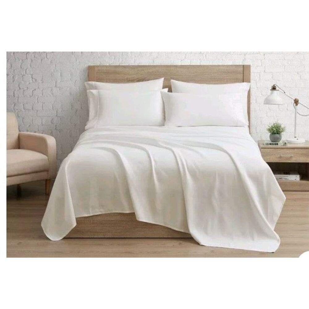 SERTA So Soft Solid Queen Sheet Set 6 Pieces BEIGE Amazingly Soft